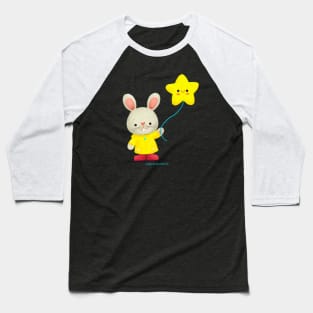 Little bunny with star balloon Baseball T-Shirt